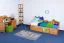 Schreibtisch Kiefer massiv Vollholz Erlefarben Junco 188 - Abmessungen: 106 x 120 x 57 cm (H x B x T)
