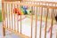 Gitterbett / Kinderbett Kiefer massiv Vollholz Erlefarben 103, inkl. Lattenrost - 60 x 120 cm (B x L) 