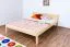Doppelbett / Gästebett Kiefer massiv Vollholz natur 85, inkl. Lattenrost - Abmessung 160 x 200 cm