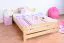 Kinderbett / Jugendbett Kiefer massiv Vollholz natur 83, inkl. Lattenrost - 140 x 200 cm (B x L)