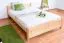 Kinderbett / Jugendbett Buche massiv Vollholz natur 117, inkl. Lattenrost - 140 x 200 cm (B x L)