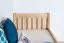 Kinderbett / Jugendbett Buche massiv Vollholz natur 107, inkl. Lattenrost - 80 x 200 cm (B x L)