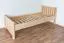 Kinderbett / Jugendbett Buche massiv Vollholz natur 107, inkl. Lattenrost - 80 x 200 cm (B x L)