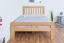 Kinderbett / Jugendbett "Easy Premium Line" K8, 120 x 200 cm Buche Vollholz massiv Natur
