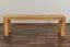 Bank Wooden Nature 132 Eiche massiv - 140 x 33 cm (L x B)