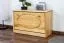 Schuhkommode Schuhschrank Kiefer Holz massiv, Farbe: Natur 45x72x29 cm, Massivholz Schuhschrank