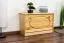 Schuhkommode Schuhschrank Kiefer Holz massiv, Farbe: Natur 45x72x29 cm, Massivholz Schuhschrank