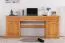 Schreibtisch Kiefer massiv Vollholz Erlefarben Pipilo 19 - Abmessungen: 78 x 182 x 54 cm (H x B x T)