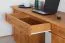 Schreibtisch Kiefer massiv Vollholz Erlefarben Pipilo 19 - Abmessungen: 78 x 182 x 54 cm (H x B x T)