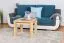 Wohnzimmertisch Kiefer massiv Natur 50x60x60 cm, Massivholz-Couchtisch aus Holz
