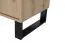Kommode Kanel 09, Farbe: Eiche / Anthrazit - Abmessungen: 83 x 140 x 41 cm (H x B x T)