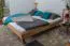 Bett 200 x 200 cm Kernbuche massiv geölt