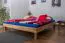 Bett 200 x 200 cm Kernbuche massiv geölt