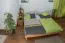 Bett 200 x 200 cm Kernbuche massiv geölt