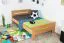 Jugendbett / Kinderbett "Easy Premium Line" K6, 120 x 200 cm Buche Vollholz massiv Natur