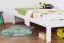 Kinderbett / Jugendbett "Easy Premium Line" K1/ Voll, 90 x 190 Buche weiß lackiert