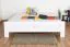 Jugendbett "Easy Premium Line" K6, 200 x 200 cm Buche Vollholz massiv weiß lackiert