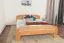 Doppelbett / Gästebett Wooden Nature 140 Buche massiv Natur, inkl. Lattenrost - 160 x 200 cm (B x L)
