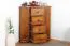 Kommode Kiefer massiv Vollholz Eichefarben Rustikal Junco 176 – Abmessungen: 100 x 90 x 60 cm (H x B x T)