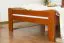 Bett Buche massiv 120 x 200 cm Kirsche