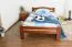Bett Buche massiv 120 x 200 cm Kirsche