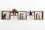 Hängeregal / Wandregal Kiefer massiv Vollholz Eichefarben Rustikal Junco 285 - Abmessungen: 33 x 162 x 20 cm (H x B x T)