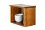 Hängeregal / Wandregal Kiefer massiv Vollholz Eichefarben Rustikal Junco 335 - 30 x 40 x 24 cm (H x B x T)