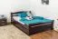 Bett Buche 140 x 200 cm Schokobraun