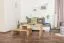 Beistelltisch Couchtisch Eiche Massivholz Farbe: Natur 50x100x60 cm