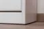 Schuhschrank massiv weiß