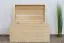 Truhe Kiefer massiv Vollholz natur 184 – Abmessung: 44 x 68 x 43 cm (H x B x T) 