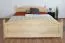 Doppelbett / Gästebett Kiefer massiv Vollholz natur 81, inkl. Lattenrost - 160 x 200 cm (B x L)