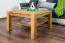 Wohnzimmertisch Eiche Massivholz Farbe: Natur 50x80x80 cm