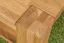 Couchtisch Eiche Massivholz Farbe: Natur 50x80x80 cm