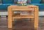 Beistelltisch Couchtisch Buche Massivholz Farbe: Natur 45x65x65 cm