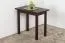 Tisch Kiefer massiv Vollholz Walnussfarben Junco 226A (eckig) - 50 x 80 cm (B x T)