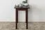 Tisch Kiefer massiv Vollholz Walnussfarben Junco 226A (eckig) - 50 x 80 cm (B x T)