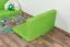 Sitzkissen 2er-Set für Kinderbett / Etagenbett / Funktionsbett Tim - Farbe: Grün