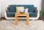 Couchtisch Kiefer massiv Vollholz Erlefarben Junco 485 – Abmessung: 60 x 60 x 50 cm (B x T x H)