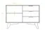 Kommode Timaru 10 Kernbuche massiv geölt - Abmessungen: 63 x 90 x 40 cm (H x B x T)