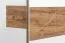 Kommode Manase 07, Farbe: Eiche Braun / Weiß Hochglanz - 97 x 180 x 41 cm (H x B x T)