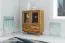 Vitrine Timaru 05 Wildeiche massiv geölt - Abmessungen: 109 x 90 x 40 cm (H x B x T)