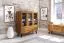 Vitrine Masterton 15 Wildeiche massiv geölt - Abmessungen: 140 x 136 x 45 cm (H x B x T)