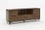 Moderner TV-Schrank / TV-Möbel mit ABS-Kanten Andromeda 05, eine Schublade, Farbe: Shirin Walnuss, sechs Fächer, Maße: 68 x 179 x 40 cm, zwei Türen