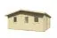 Gartenhaus Ötscher 01 inkl. Fußboden - 40 mm Blockbohlenhaus, Grundfläche: 35,40 m², Satteldach, 6 Fenster mit Doppelverglasung aus Isolierglas