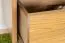 Drehtürenschrank / Kleiderschrank Eiche massiv natur Aurornis 06 - Abmessungen: 200 x 142 x 60 cm (H x B x T)