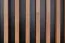 Kleiderschrank mit Spiegel und viel Stauraum Trevalli 15, Farbe: Eiche / Schwarz - Abmessungen: 194 x 146 x 52 cm (H x B x T)