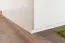 Drehtürenschrank / Kleiderschrank Siumu 23, Farbe: Weiß / Weiß Hochglanz - 224 x 182 x 56 cm (H x B x T)