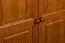 Massivholz-Schrank, Farbe: Eiche 190x80x60 cm