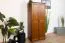 Massivholz-Schrank, Farbe: Eiche 190x80x60 cm